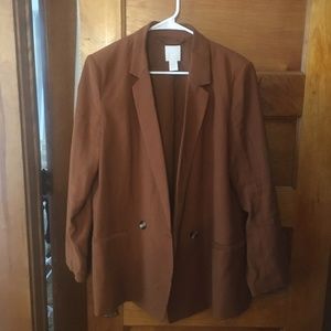 H&M Lightweight Camel Blazer